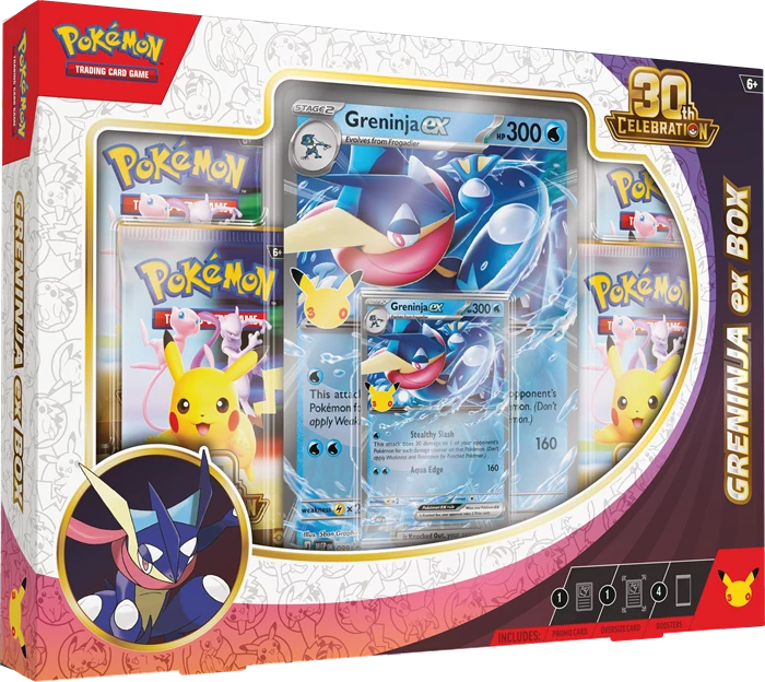 Pokémon Mega Evolution: 30th Celebration Greninja ex Box (EN)