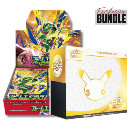Pokémon TCG Celebrations Elite Trainer Box + Japanese Sky Stream Booster Box – Exclusive Bundle